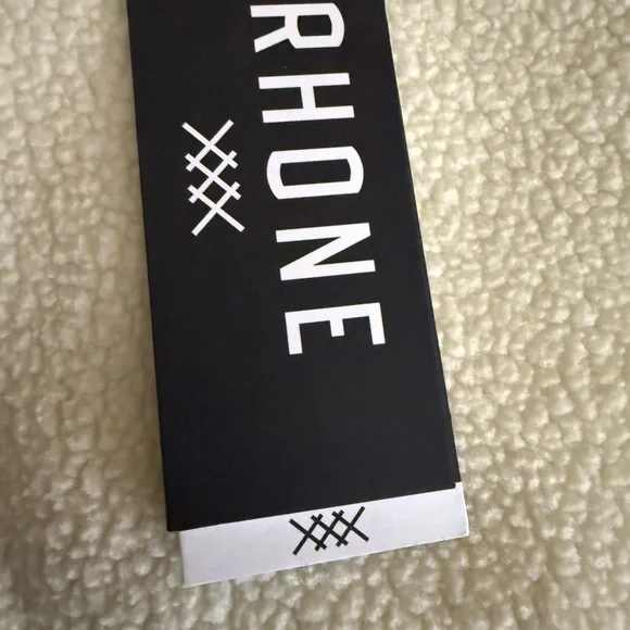 NWT Rhone Men's Cream and Navy blue Sherpa fleeceVest polartec xl - Picture 2 of 8